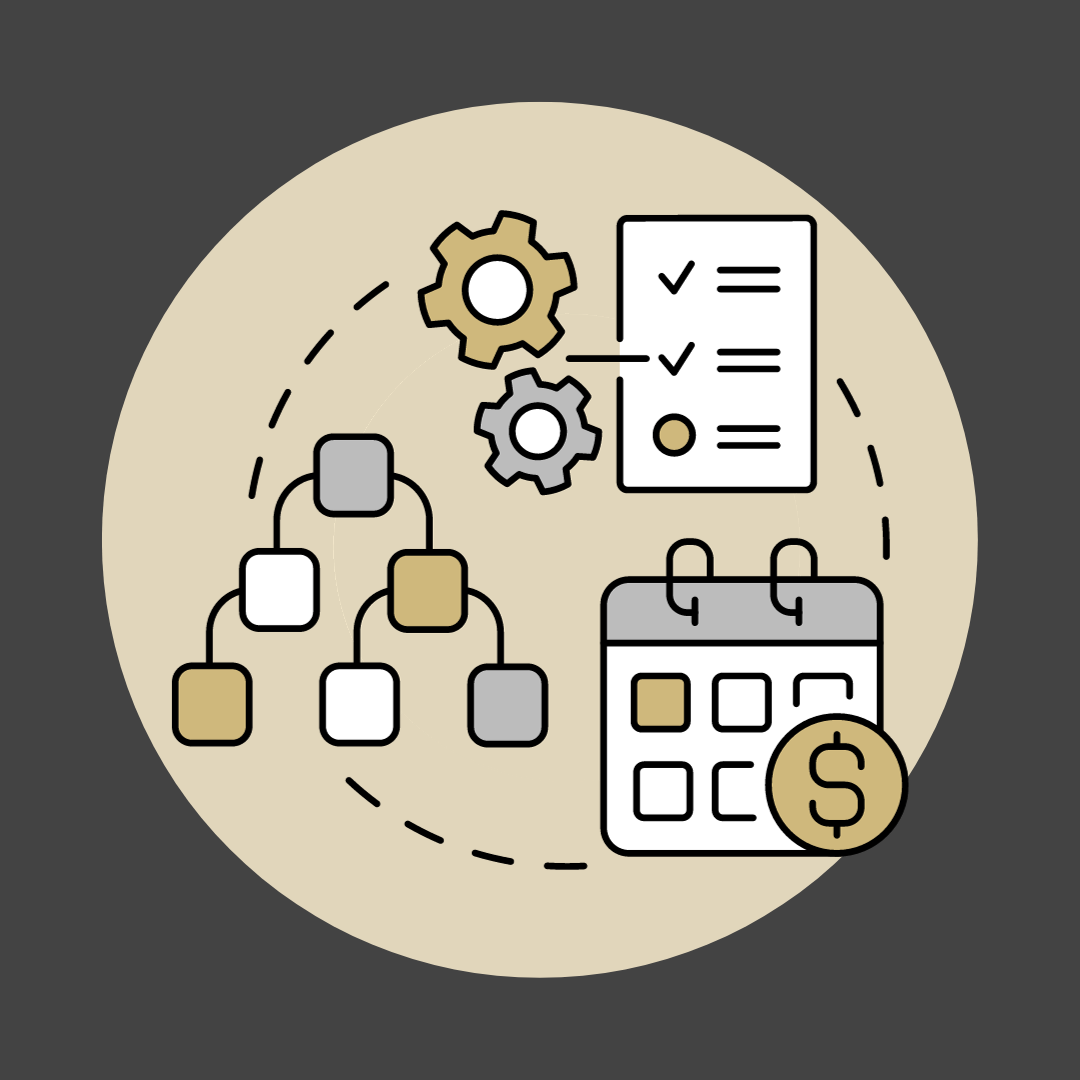 Graphic of project phases